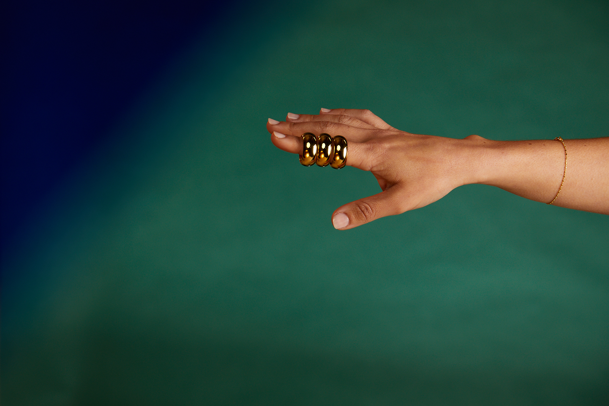 Thick Gold Rings